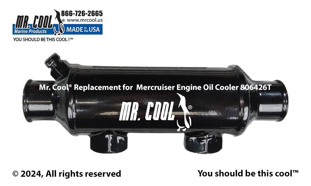 806426T Aftermarket Mercruiser Oil Cooler | Sawley's Select Marine Parts