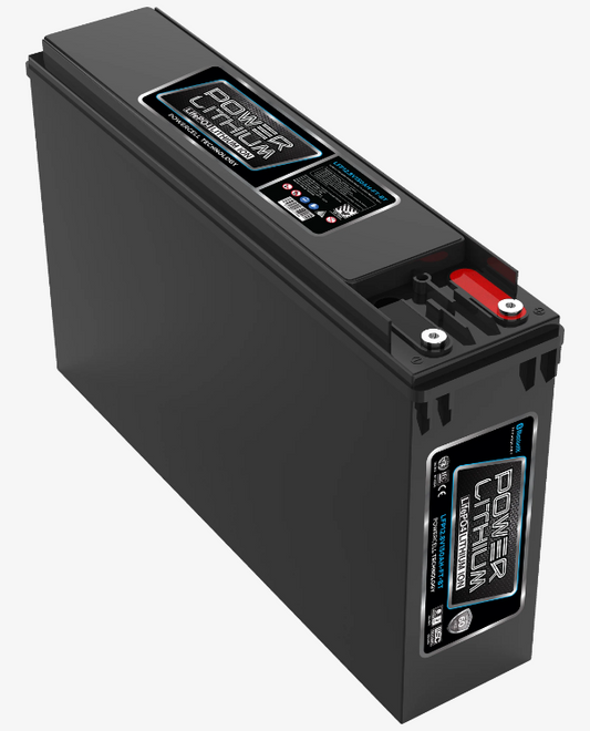 LFP12.8V150AH-FT-BT Power Crank 150 AH Battery | 12V Lithium Front Terminal Deep Cycle