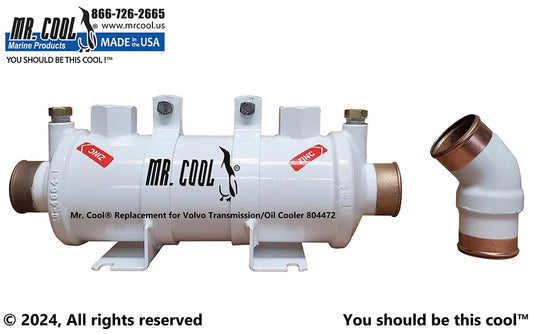 3832397 Aftermarket Twin Disc/Borg Warner Volvo MG507 Transmission Oil Cooler | Sawley's Select Marine Parts