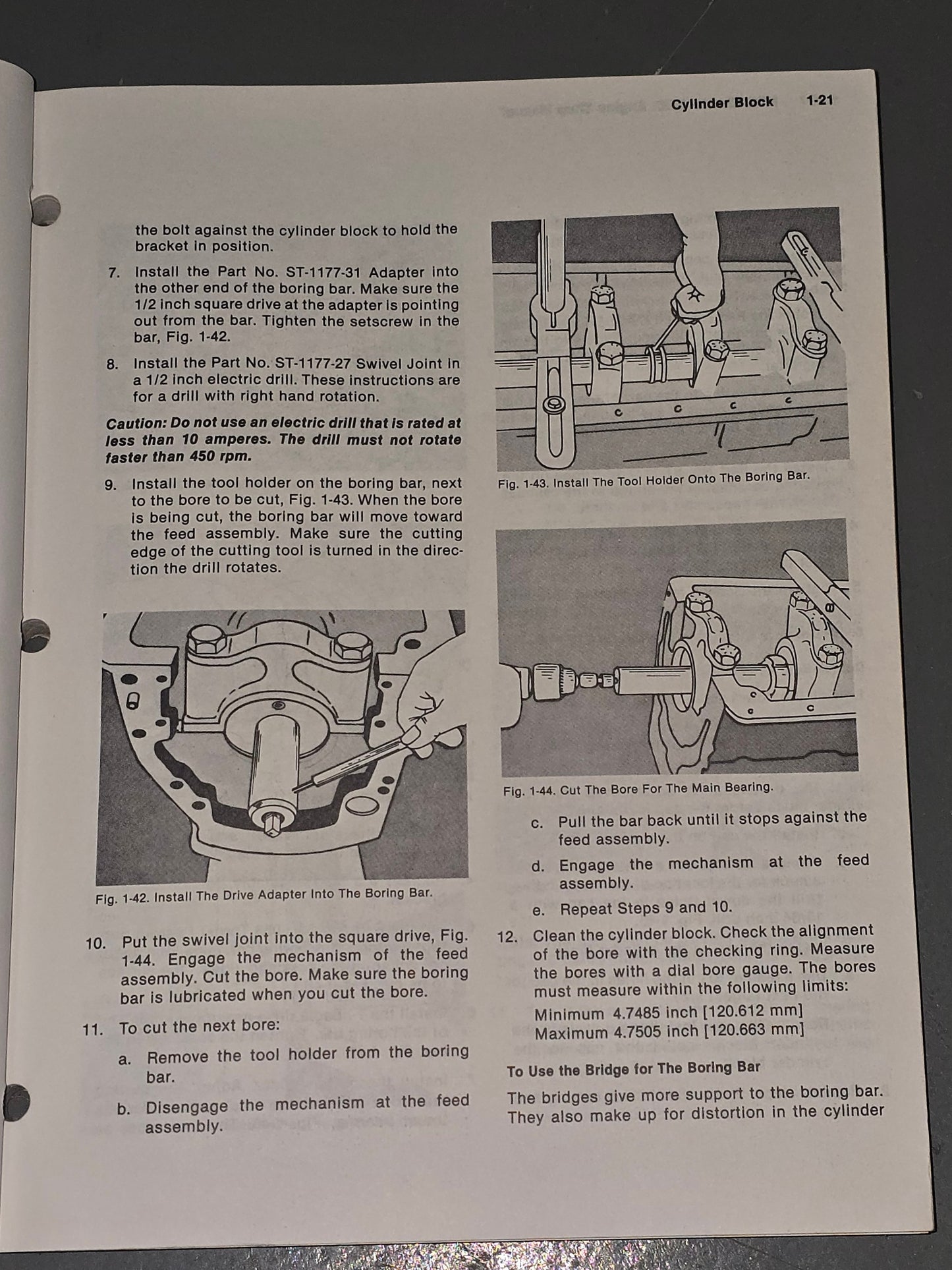 1981 Cummins NH/NT/NTA 855 CID Diesel Engine Service Manual | Genuine Used Manual