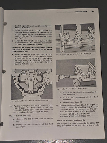 1981 Cummins NH/NT/NTA 855 CID Diesel Engine Service Manual | Genuine Used Manual