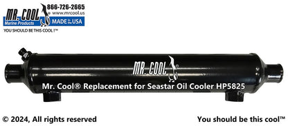 HP5825 Aftermarket SeaStar Power Steering Oil Cooler 3/8 in Oil, 2 x 12 in | Sawley's Select Marine Parts