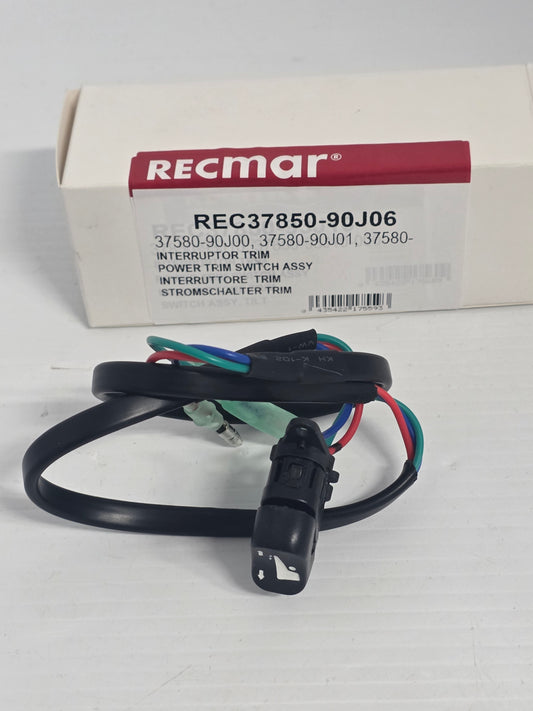 37850-90J06 Aftermarket Suzuki Power Trim Switch Assembly DF25-DF250 | Sawley's Select Marine Parts