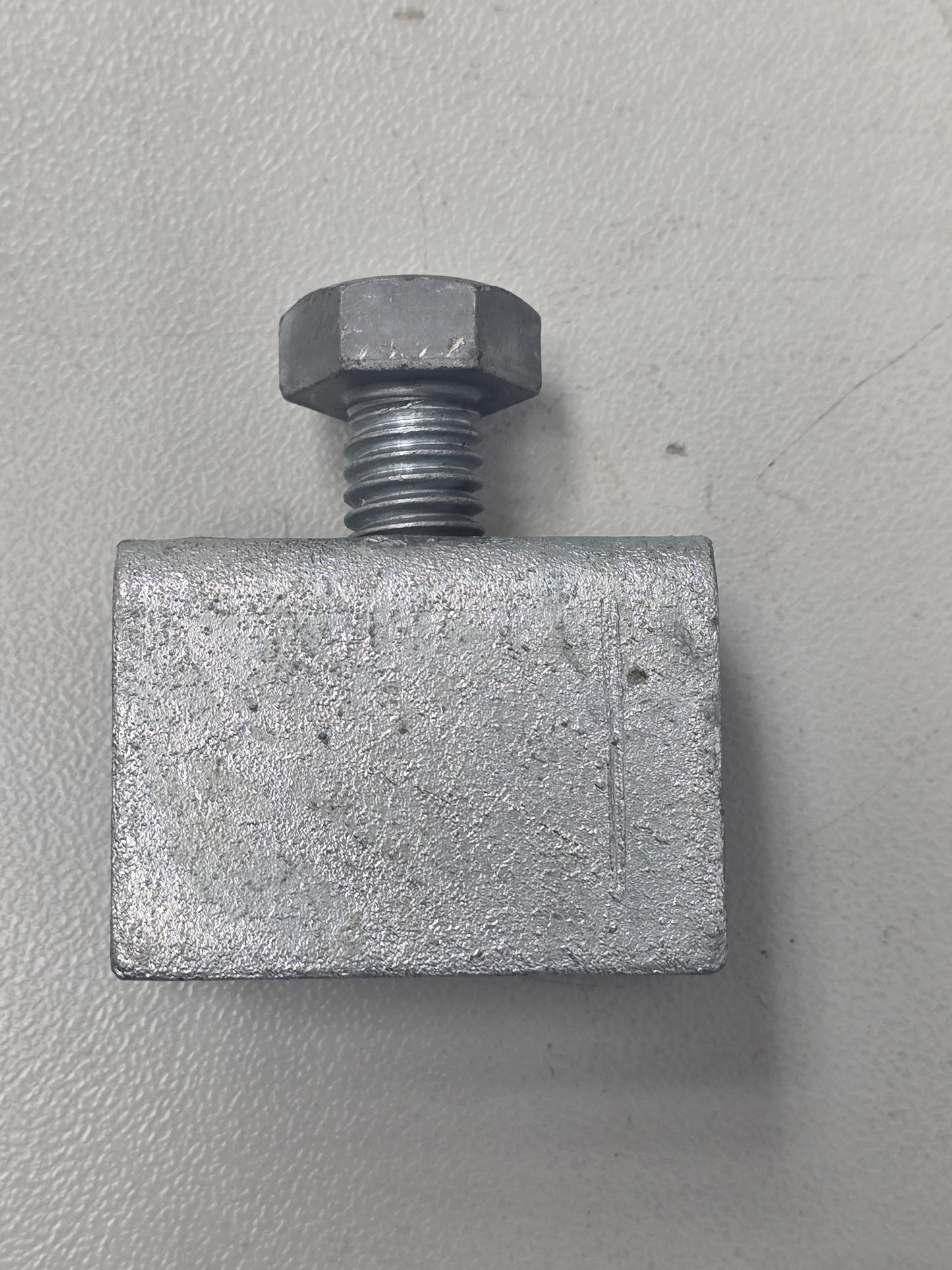 3139G Dunbier Weld-On Frame U Bracket Mount (Galvanived Metal Finish)