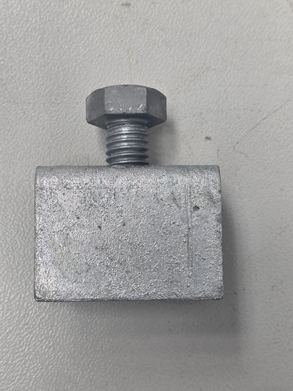 3139G Dunbier Weld-On Frame U Bracket Mount (Galvanived Metal Finish)
