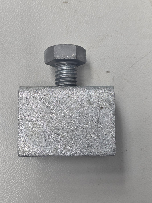 3139G Dunbier Weld-On Frame U Bracket Mount (Galvanived Metal Finish)