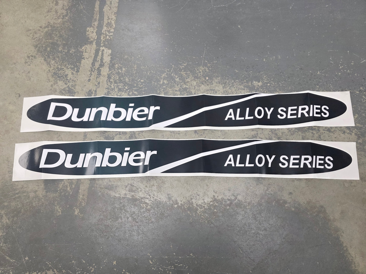 8115D Dunbier Alloy Sticker 1100mm x 110mm