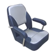 632422 Mini Mojo MK2 Boat Seat Blue/Light Grey | Boat Seating