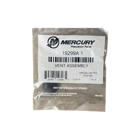 19299A1 Mercury MerCruiser Vent Assembly | Genuine Quicksilver OEM Part