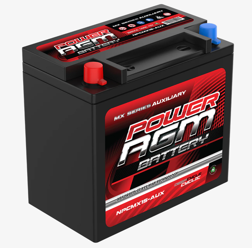 NPCMX2 Power Crank 450 CCA 30 AH Battery | Power AGM MX Series