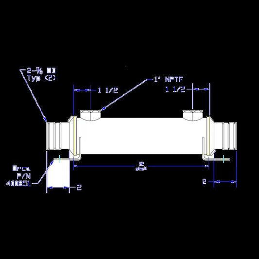 MG 516 Aftermarket Twin Disc Transmission Cooler | Sawley's Select Marine Parts