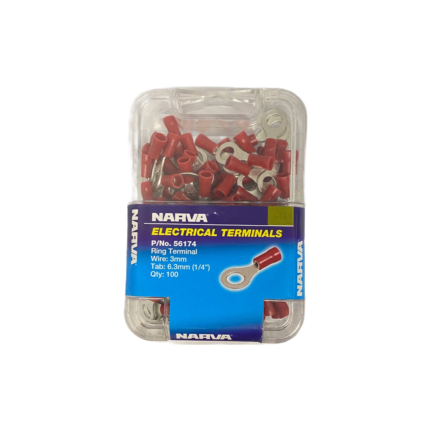 56174 Narva Ring Terminal Red (100pk) | Genuine Narva Electrical