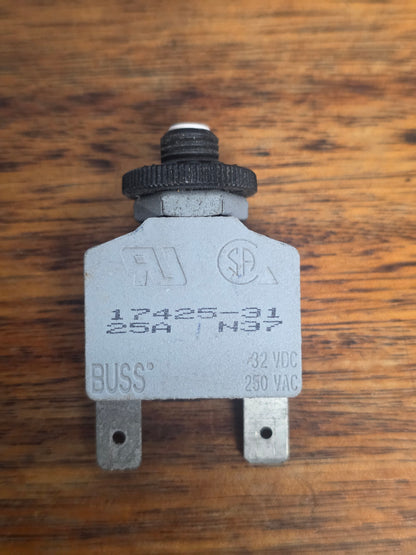 17425 Bussmann 174 Flat Pak Circuit Breaker 25A | Marine Electrical Part