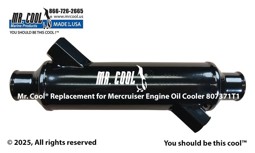 807371T1 Aftermarket Mercruiser V8 Big Block Offset Oil Cooler | Sawley's Select Marine Parts