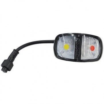 E4032 Mackay 2479 Dunbier LED Amber/Red Side Marker Lamp Complete with Tail & Plug | Marine Trailer Part