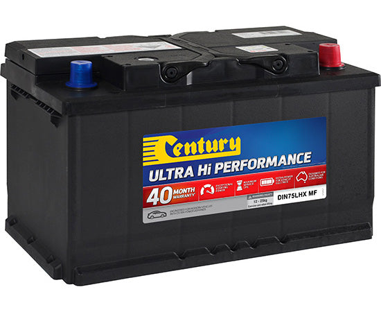 109110 Century DIN75LHX MF Ultra Hi Performance DIN Battery | Genuine Century Battery