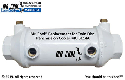 5114A Aftermarket Twin Disc Transmission Cooler | Sawley's Select Marine Parts