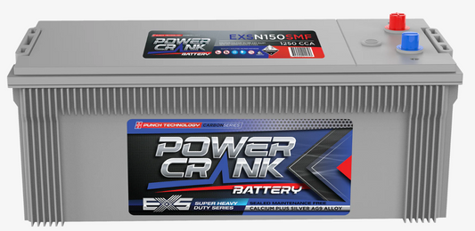 EXSN150 SMF Power Crank 1250 CCA Battery | Truck EXS Series