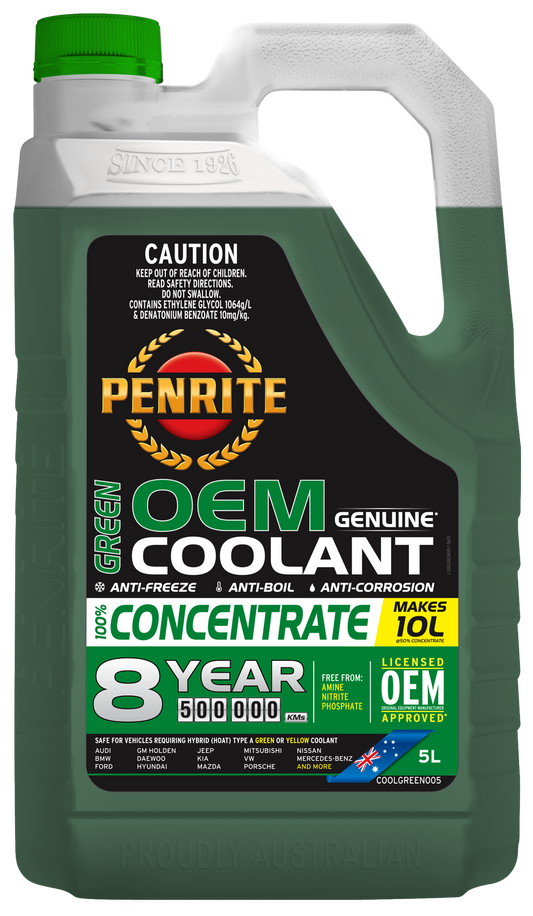 COOLGREEN005 Green Coolant Concentrate 5L