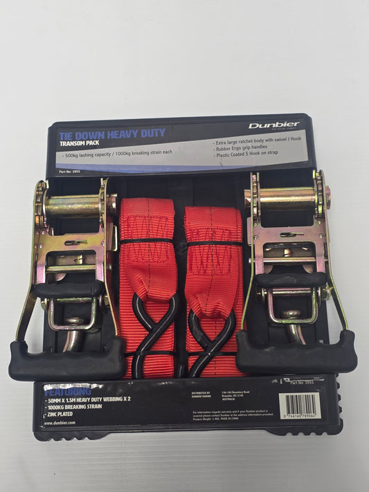 3955 Dunbier Ski-Hook Ratchet Tie-Downs