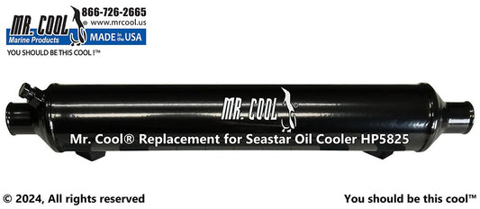 HP5825 Aftermarket SeaStar Power Steering Oil Cooler 3/8 in Oil, 2 x 12 in | Sawley's Select Marine Parts