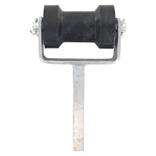 3232 Dunbier Single Leg Rubber Roller & Bracket 4.5"