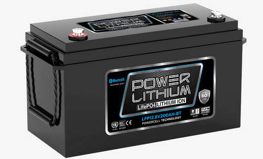 LFP12.8V200AH-BT Power Crank 200 AH Battery | 12V Lithium Deep Cycle