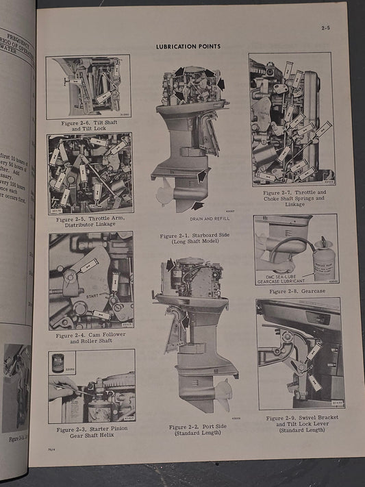 1974 Evinrude 70HP Service Manual | Genuine Used Manual