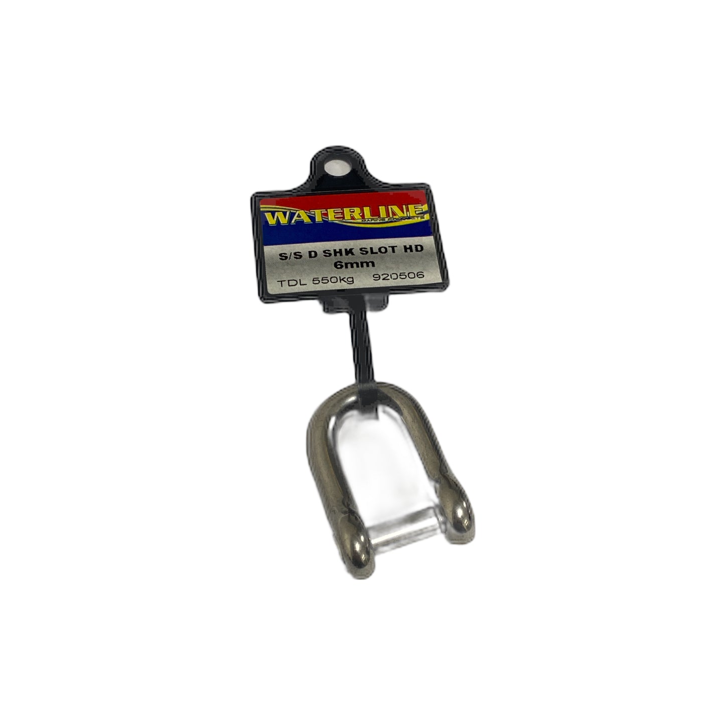 920506 Stainless Steel "D" Shackle - Slot head 6mm | Marine Deck Hardware