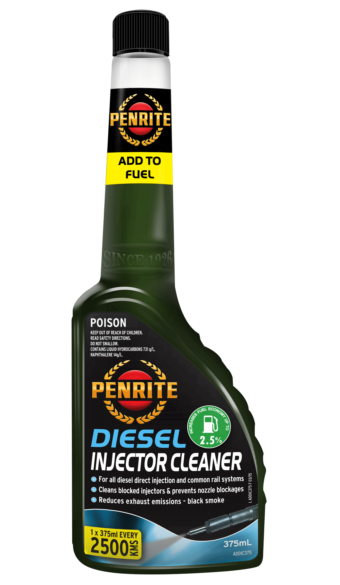 ADDIC375 Penrite Diesel Injector Cleaner 375mL | Genuine Penrite Lubricants