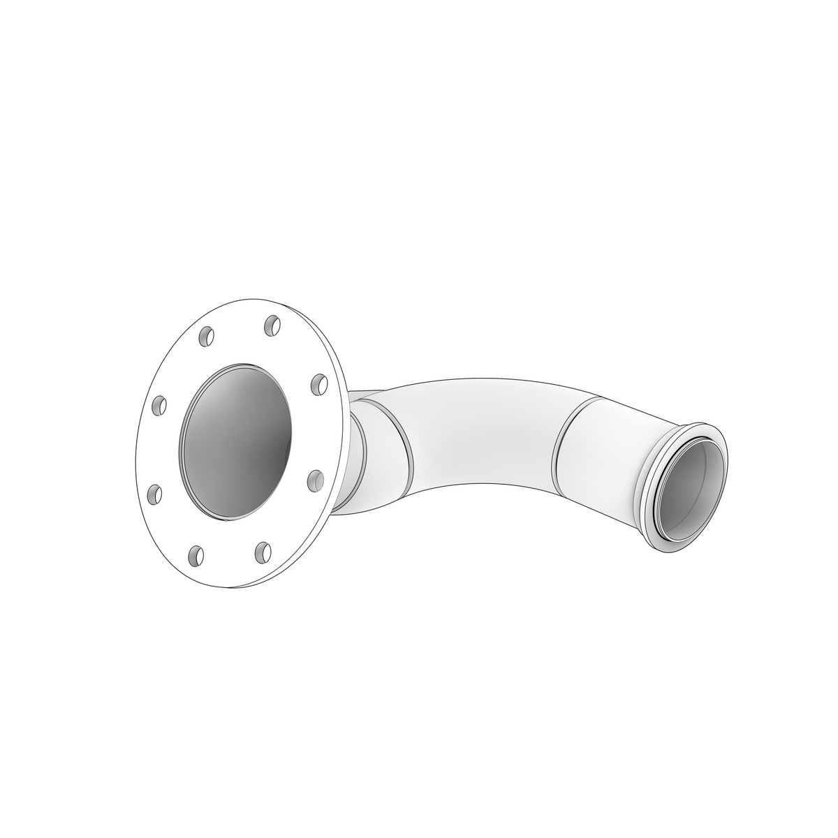 24071742 Exhaust Pipe | Genuine Volvo Penta Part