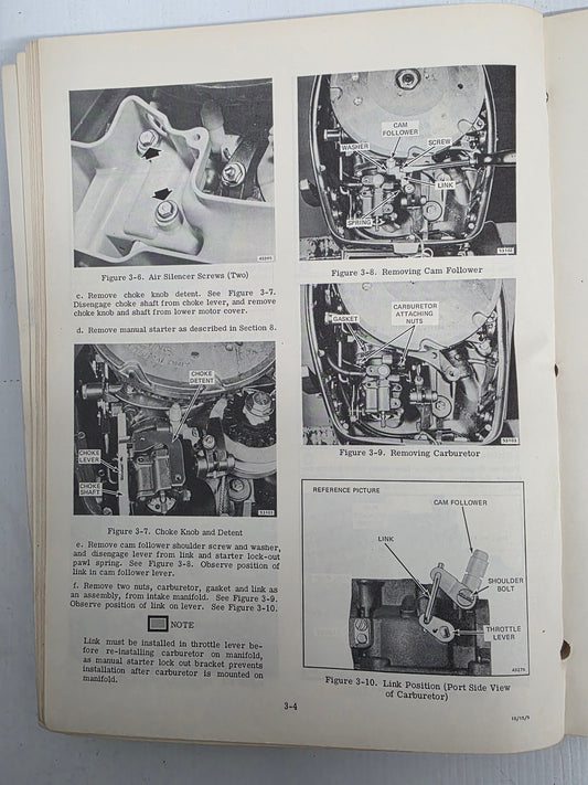 1975 Johnson 9.9HP Service Manual | Genuine Used Manual - photo 2 of 2