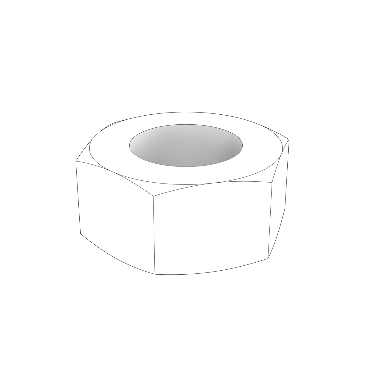 943927 Hexagon Nut | Genuine Volvo Penta Part