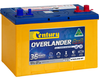 127129 Century N70ZZLXHDMF OVERLANDER 4X4 Battery