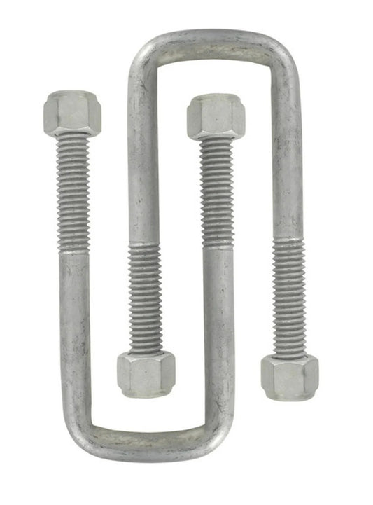 761444P U-Bolt 100W X 75H SQ 12mm (Pk 2)