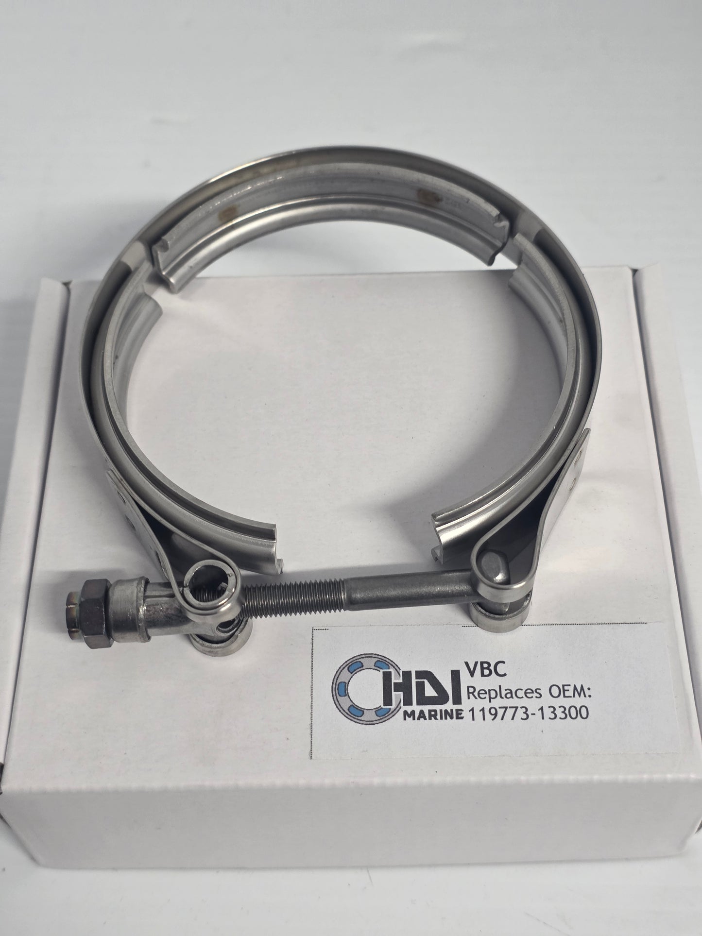 Exhaust Clamp 4" (119773-13300 / 842993) 316 Stainless HDI VBC