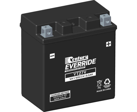 151117 Century EverRide YTZ7V HI PERFORMANCE AGM - YTZ Battery