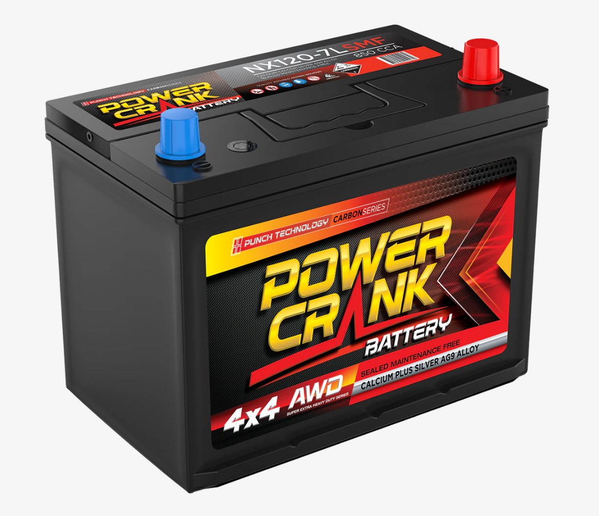 NX120-7L SMF Power Crank 850 CCA Battery | AWD/4X4, Truck & Heavy Equipment Series