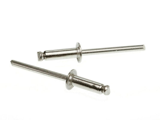911754 S/S Rivet 5-4 5/32" Diam Grip 1/8 - 1/4 (8Pcs)
