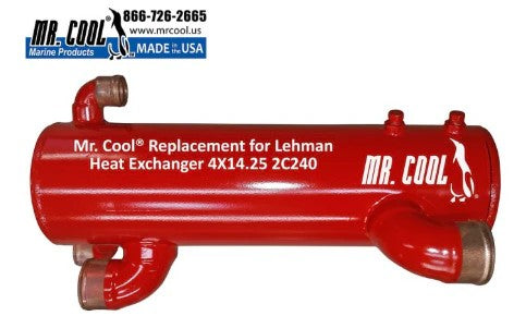 2C240 Aftermarket Ford Lehman M-Super90/SP90 Heat Exchanger 4 x 14.25 in | Sawley's Select Marine Parts