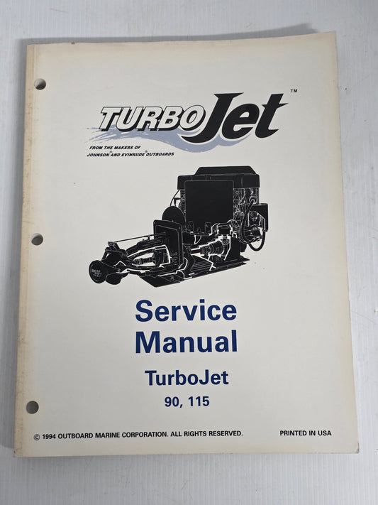 1994 OMC EO Turbojet 90,115  Service Manual | Genuine Used Manual