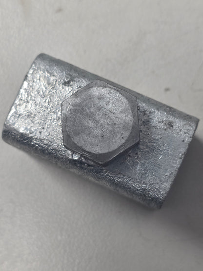 3139G Dunbier Weld-On Frame U Bracket Mount (Galvanived Metal Finish)