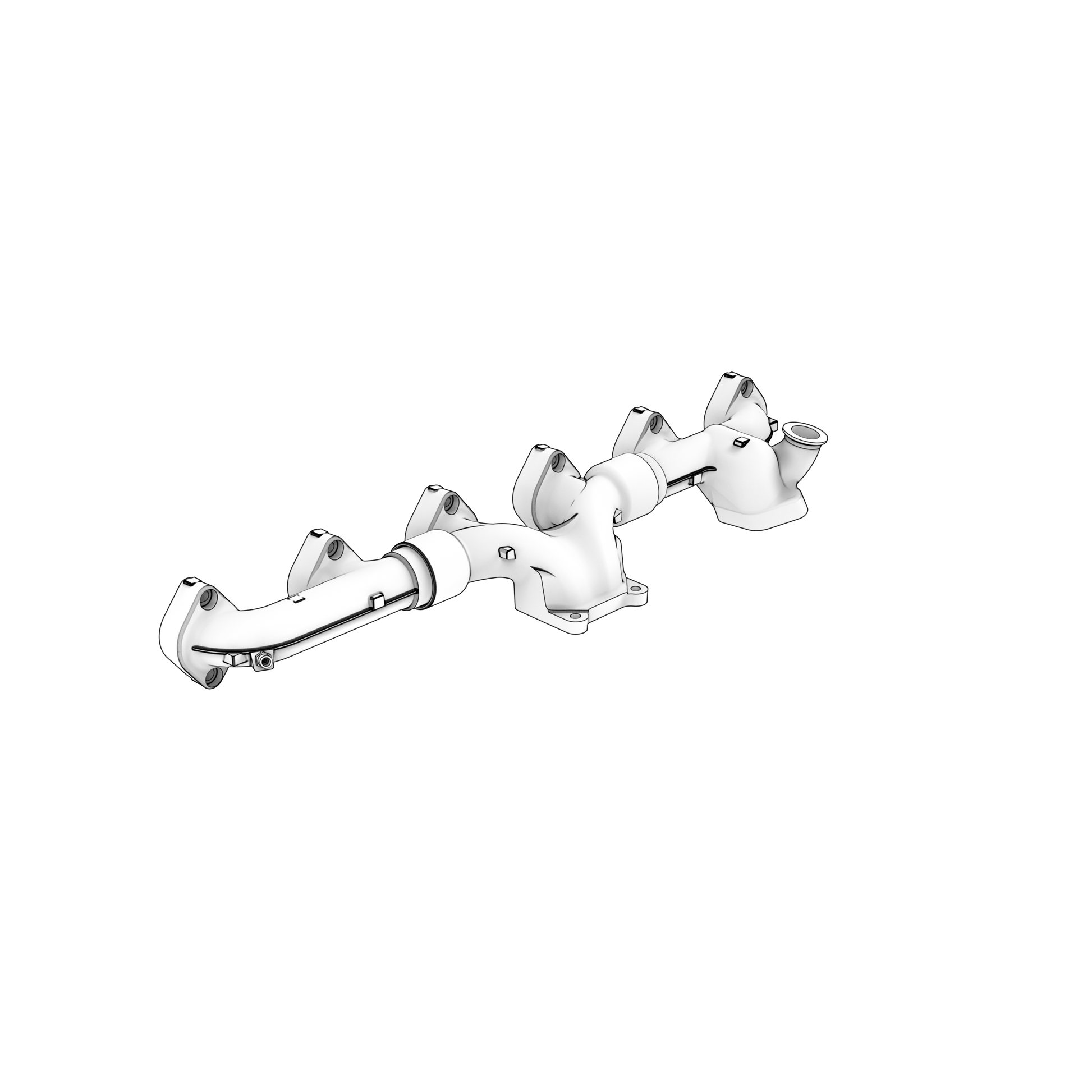 22230075 Exhaust Manifold | Genuine Volvo Penta Part
