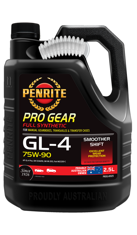 PROGL40025 Penrite Pro Gear GL-4 75W-90 (Full Synthetic) 2.5L | Genuine Penrite Lubricants