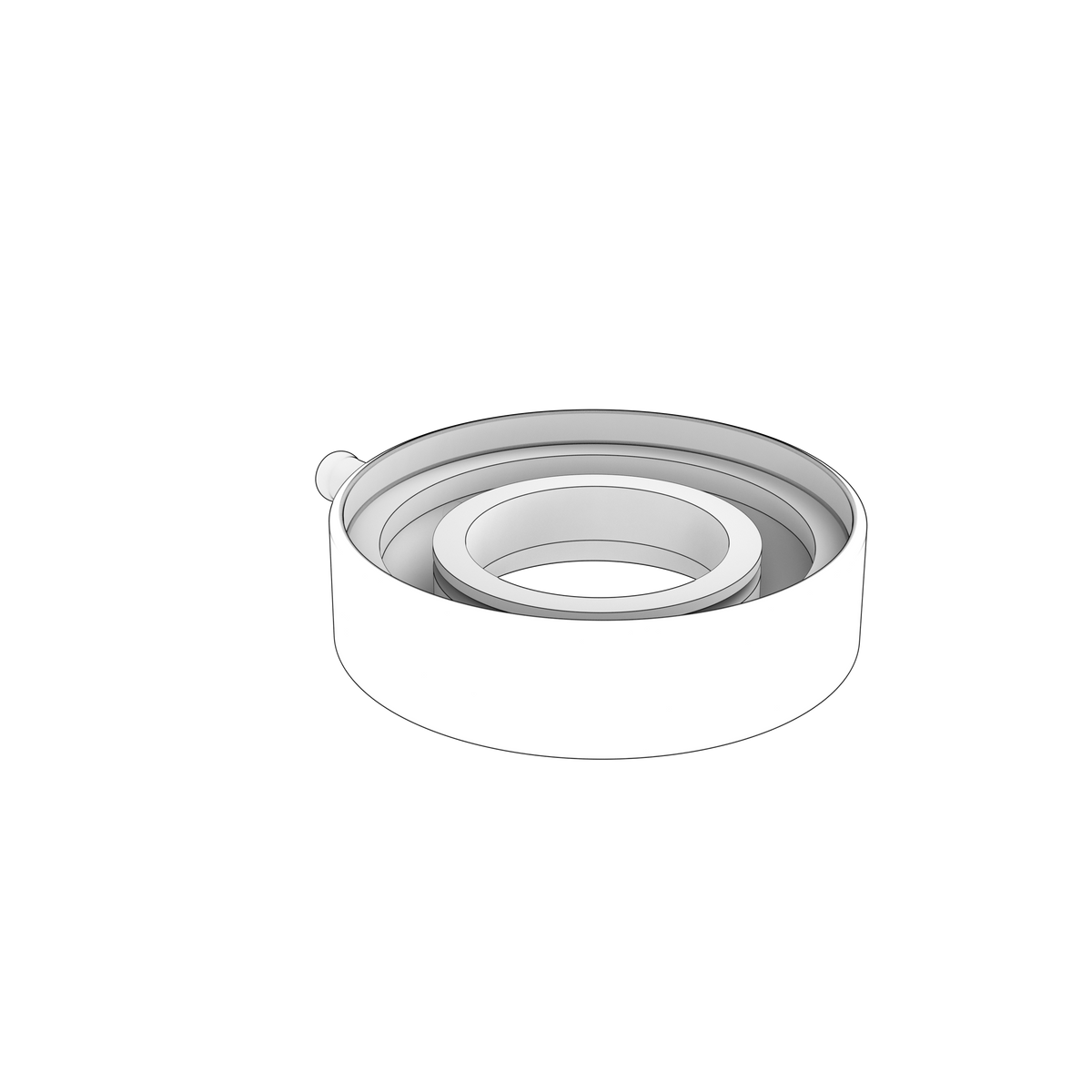 3828863 Rubber Collar | Genuine Volvo Penta Part