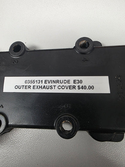 0355131 Evinrude E30 Outer Exhaust Cover | Genuine Used Part - photo 3 of 3