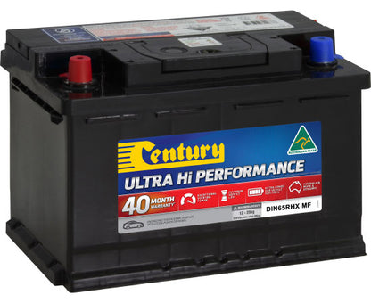 115150 Century DIN65RH MF Hi Performance DIN Battery | Genuine Century Battery