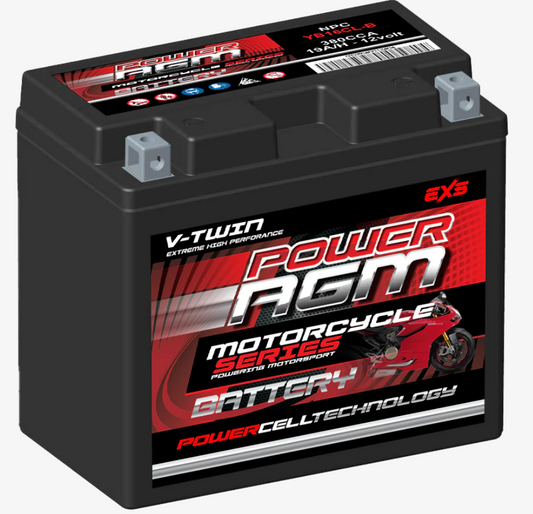 NPC-YB16L-B Power Crank 380 CCA 19 AH Battery | Power AGM Series
