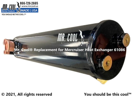 61086A7 Aftermarket Mercruiser 3.0L Heat Exchanger | Sawley's Select Marine Parts