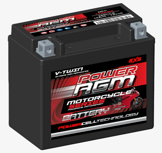 NPC-YTX9-BS Power Crank 255 CCA 10 AH Battery | Power AGM YTX Series